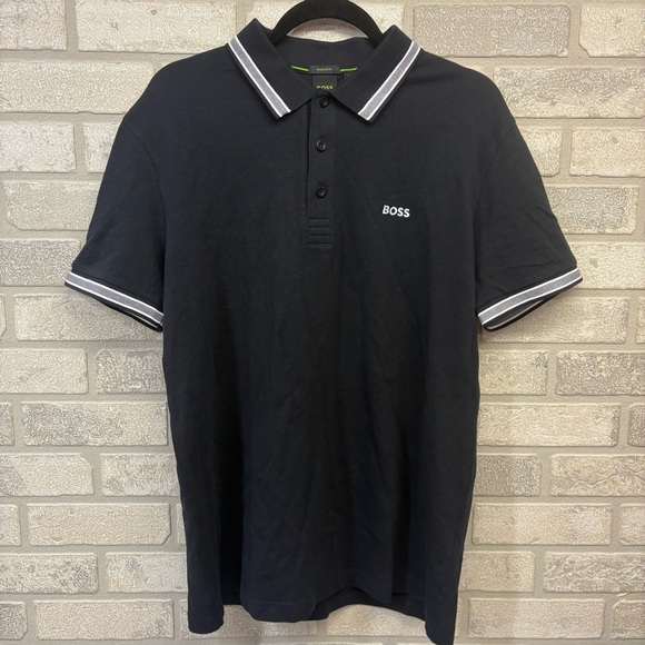 BOSS Paddy Polo Short Sleeve Regular Fit Shirt Size XL - Picture 3 of 8